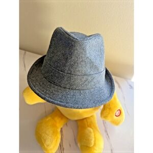 John Eshaya JET Fred Segal Gray Made in USA Felt Fedora Hat Accessory O/S